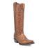 Dingo Bellona Embossed Snip Toe Cowboy Womens Brown Casual Boots DI216-200