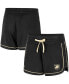 Women's Black Army Black Knights Lil Sebastian Tri-Blend Shorts