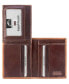 Casablanca Collection Men's RFID Secure Center Unique Vertical Wing Wallet