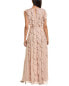 Ted Baker Ruffle Maxi Dress With Metal Ball Trim Women's Pink 0