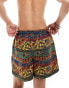 Hunky Trunks paisley swim shorts co ord in multi