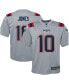 Big Boys Mac Jones Gray New England Patriots Inverted Game Jersey