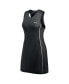 Women's Black Baltimore Ravens Studio Boost Athletic Half-Zip Dress