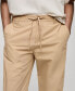 Men's Drawstring Cotton Trousers