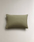 (140 gxm²) washed linen pillowcase