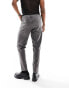 ASOS DESIGN tapered fit jeans in grey wash - BLACK