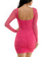 Juniors' Ruched Bodycon Dress