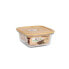 QUTTIN Square Lunch Box With Bamboo Lid 12x12 cm