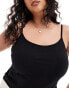 Yours cami vest top in black