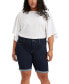 Trendy Plus Size Classic Bermuda Shorts