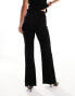 ASOS DESIGN knitted wide leg trousers in black co-ord