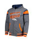 Men's Orange, Gray Denver Broncos Extreme Full Back Reversible Hoodie Full-Zip Jacket