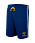 Men's Navy West Virginia Mountaineers Thunder Slub Shorts