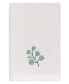 Textiles Turkish Cotton Botanica Embellished Fingertip Towel Set, 2 Piece