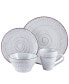 Malibu Sands 16 Piece Dinnerware Set in Shell