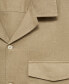 Men's Regular-Fit Linen Cotton Shirt