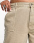 ASOS DESIGN Curve cargo jean in mushroom brown