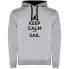 KRUSKIS Keep Calm And Sail Two-Colour hoodie