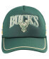 Men's Hunter Green Milwaukee Bucks Sidebrand Stripes Trucker Adjustable Hat