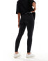 Tommy Jeans logo taping leggings in black