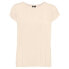 VERO MODA Lava Plain Lurex Strip short sleeve T-shirt