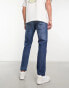 Levi's 502 tapered fit jeans in dark blue wash