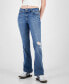 Juniors' Mid-Rise Distress Bootcut Jeans