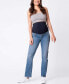 Women's Ripped Boyfriend Maternity Jeans