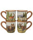 Mountain Summit Set of 4 Mug