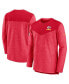 Men's Red Kansas City Chiefs Sideline Lockup Performance Quarter-zip Jacket