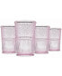 Claro Modern Vintage Tumbler Glasses, Set of Four, 12 oz