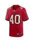 Men's Mike Alstott Red Tampa Bay Buccaneers Retired Player Game Jersey