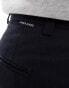 Jack & Jones relaxed fit pleat fron chino in navy