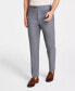 Michael Kors Men's Classic Fit Performance Dress Pants Silver Drey 32W 32L