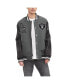 Men's Heather Gray, Black Las Vegas Raiders Gunner Full-Zip Varsity Jacket