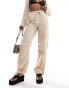 New Look cargo jogger in stone