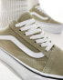 Vans old skool stackform trainers in light tan