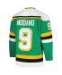 Men's Mike Modano Kelly Green Minnesota North Stars Men's 1989/90 Blue Line Player Jersey