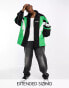 ASOS DESIGN extreme oversized motocross jacket in black - BLACK