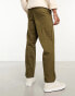 ASOS DESIGN relaxed essential chinos in khaki