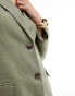 & Other Stories linen blazer in khaki