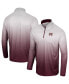 Men's White, Maroon Mississippi State Bulldogs Laws of Physics Quarter-Zip Windshirt