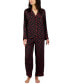 Satin Notch Collar Pajama Set, Created for Macy's