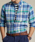 Men's Classic-Fit Linen Plaid Shirt