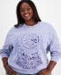 Trendy Plus Size Celestial Graphic-Print Sweatshirt