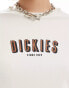 Dickies Clarksville crop t-shirt in off white