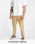 ASOS DESIGN tapered cargo trousers in beige