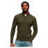 SUPERDRY Essential Embroidered Henley Half Zip Sweater