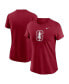 Women's Cardinal Stanford Cardinal Primetime Evergreen Logo T-Shirt