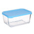 Судок SNOW BOX Синий Прозрачный Cтекло полиэтилен 790 ml (12 штук)